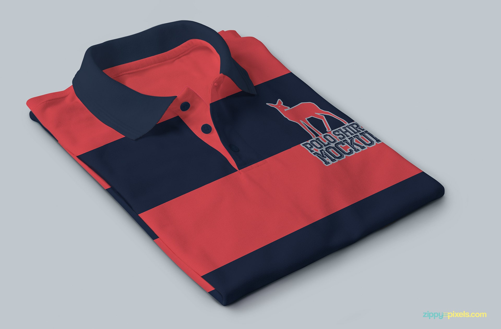 Versatile polo shirt psd mockup