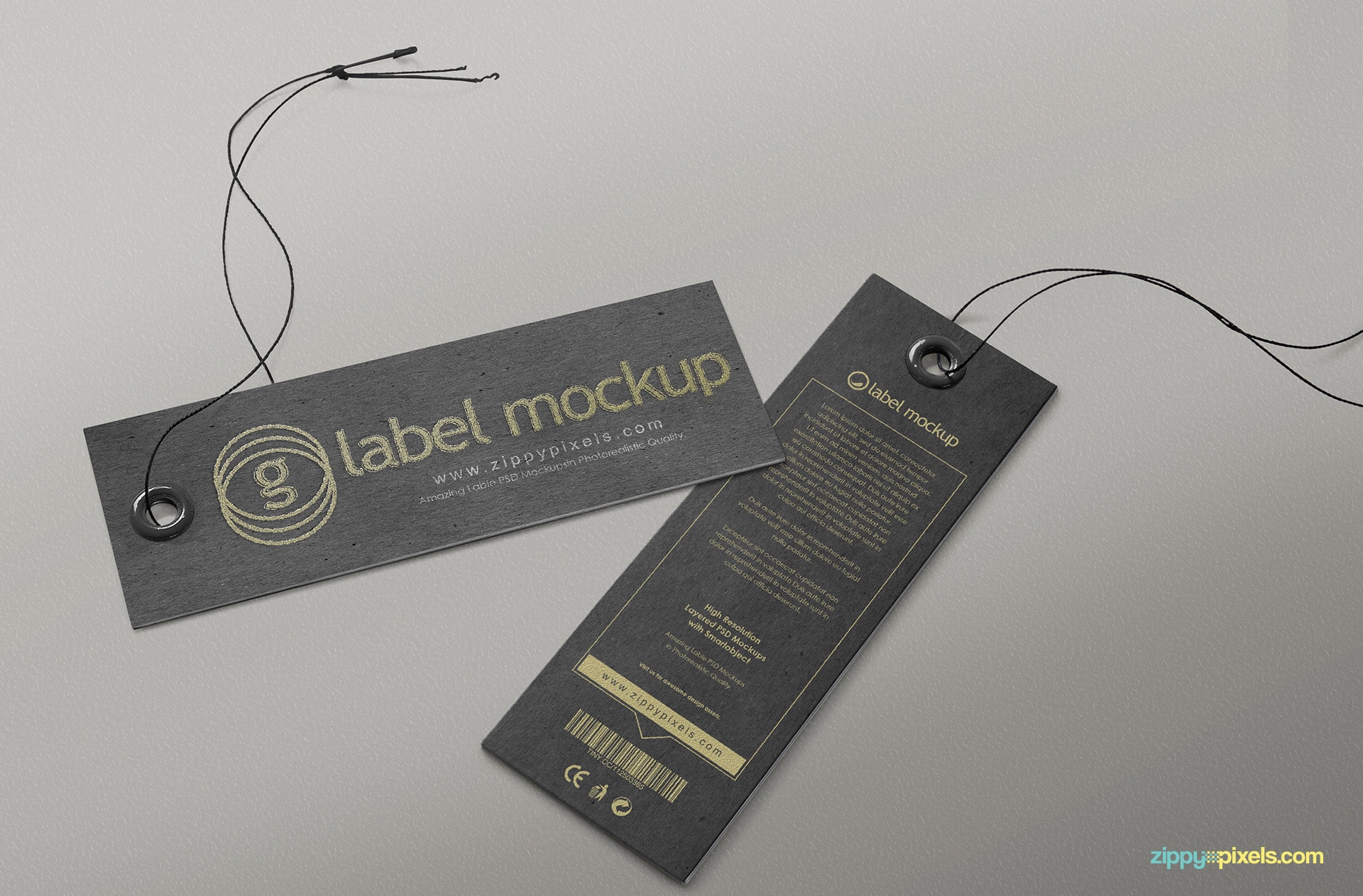 The best label mockup collection.