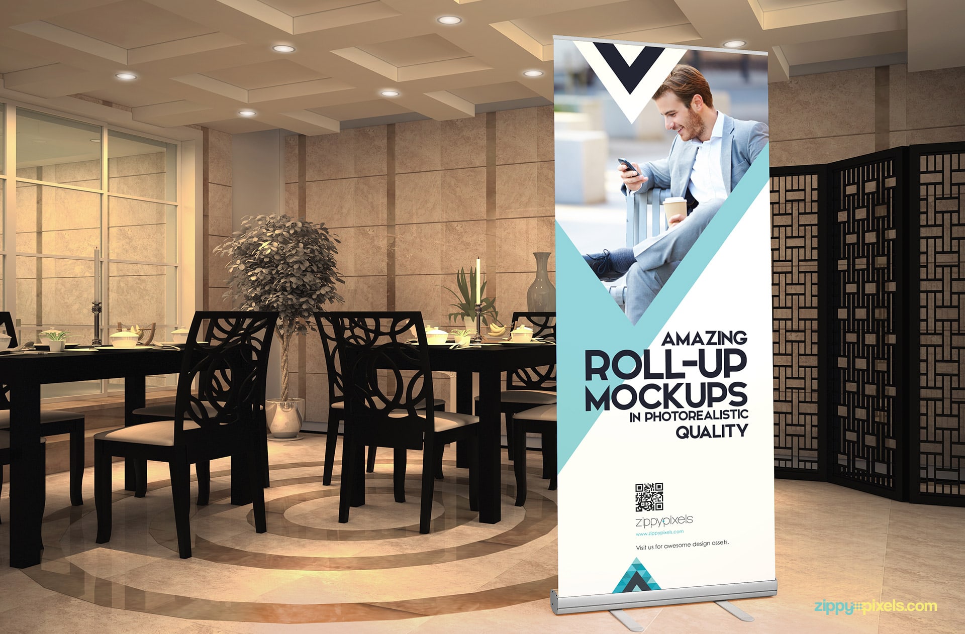 Indulge your client on your next advertising project with these fine roll-up banners.