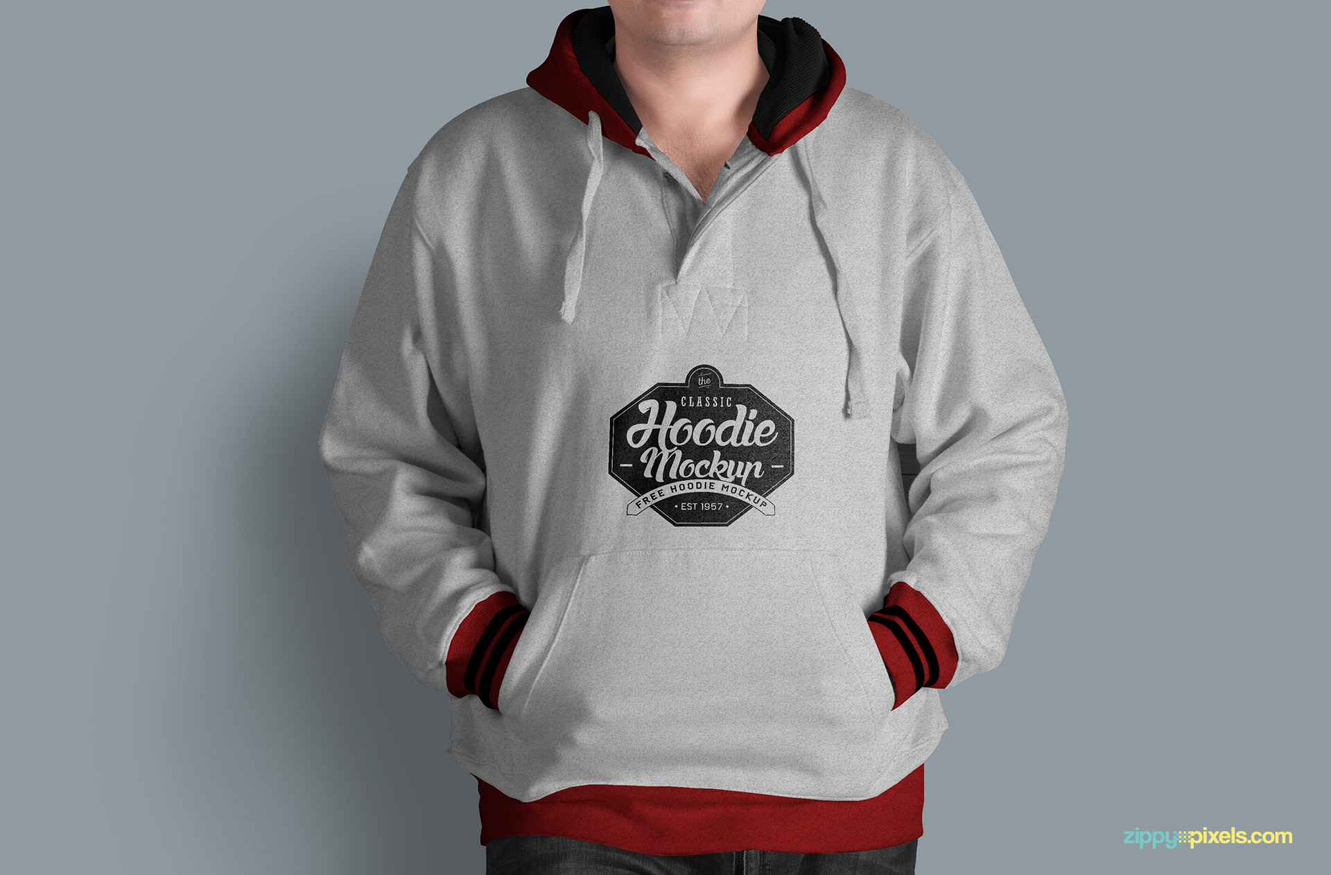 ready to use hoodie mockup psd