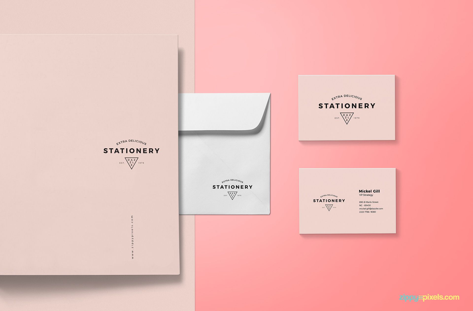 Free brand identity mockup.