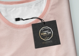 Classy Label Tag Mockup Freebie