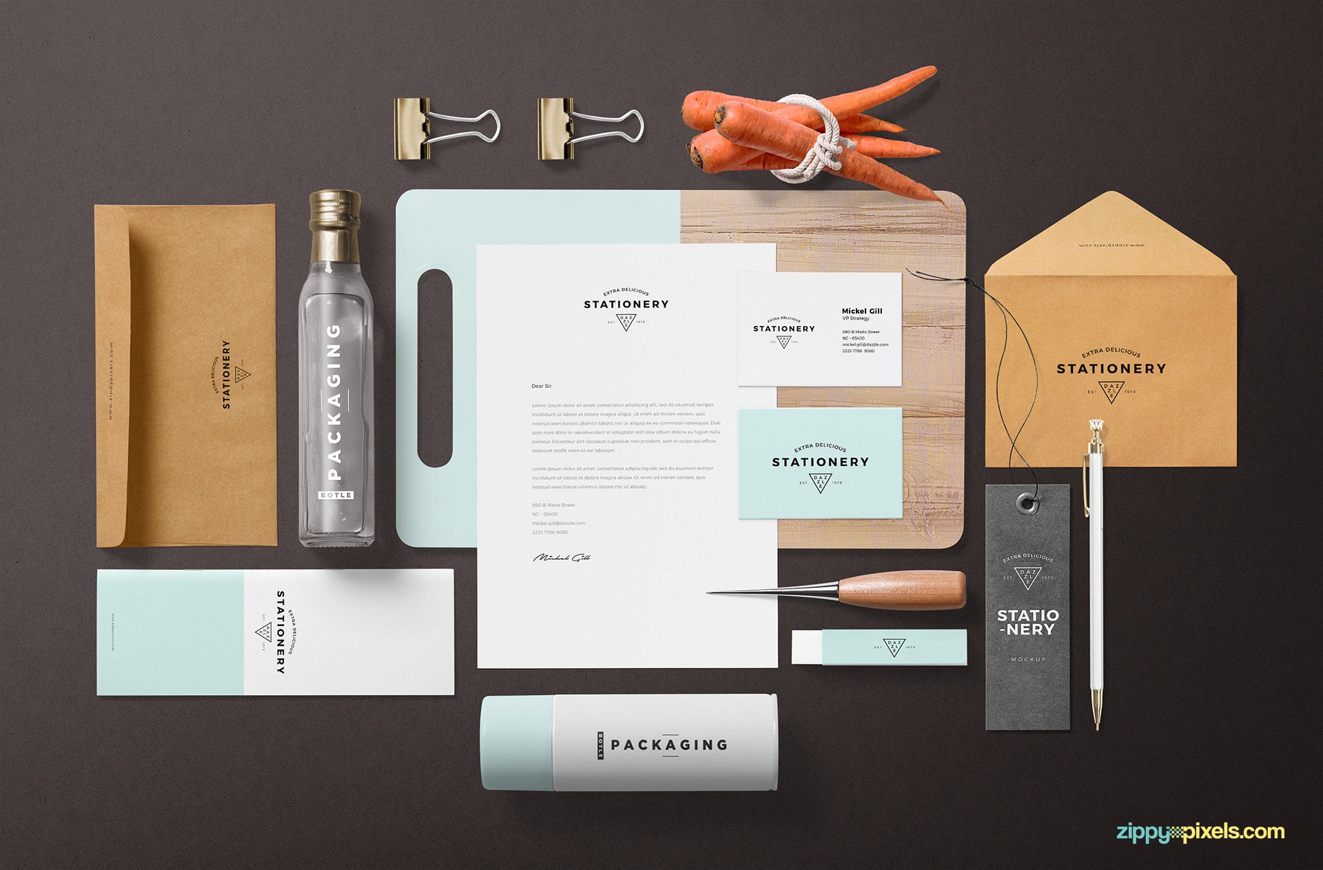 Customize the background of the branding mockup.