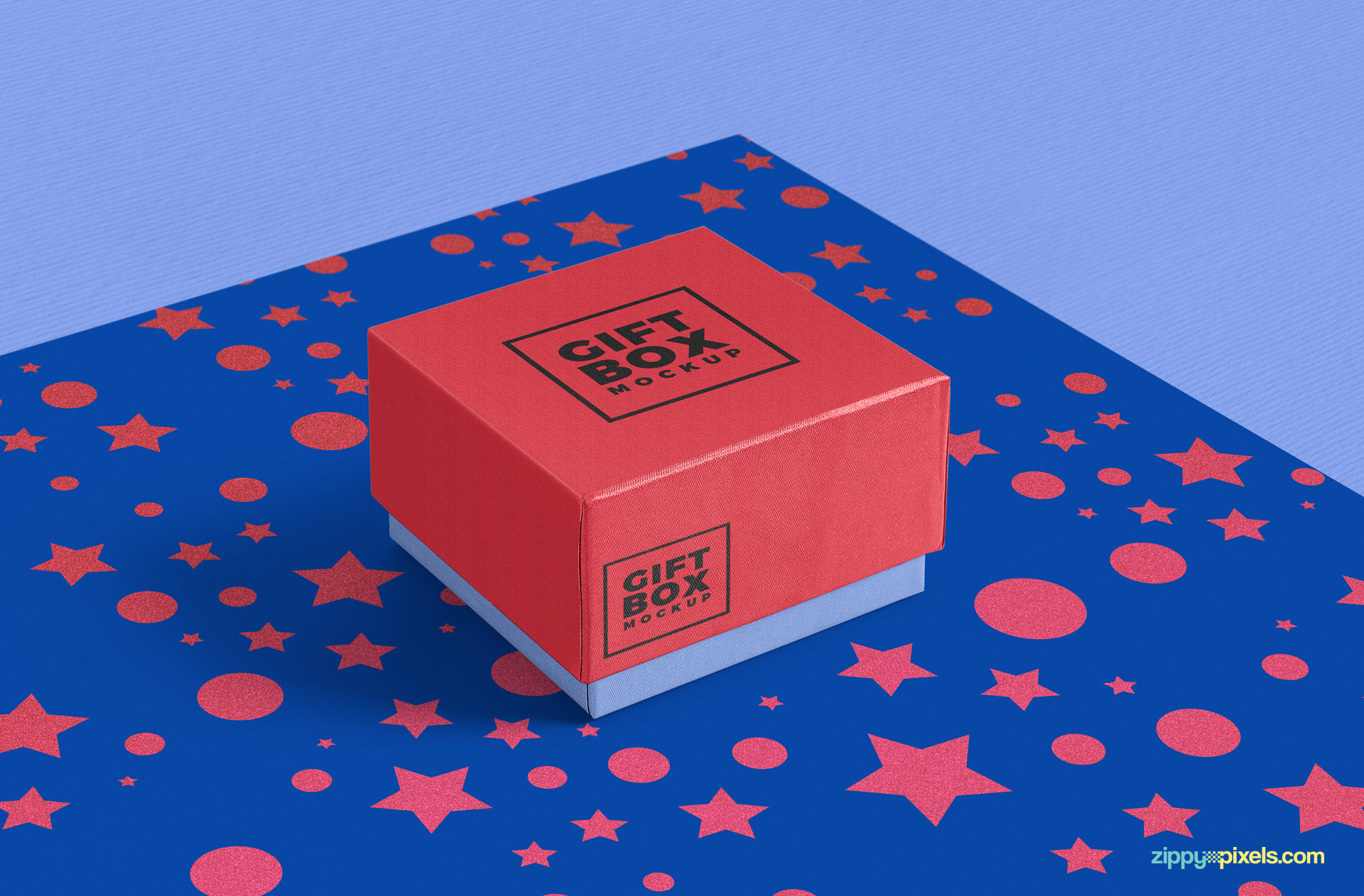 high resolution free gift box mockup psd in excellent mockup scene