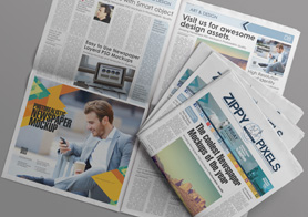 Free Customizable Newspaper & Advertising Mockup