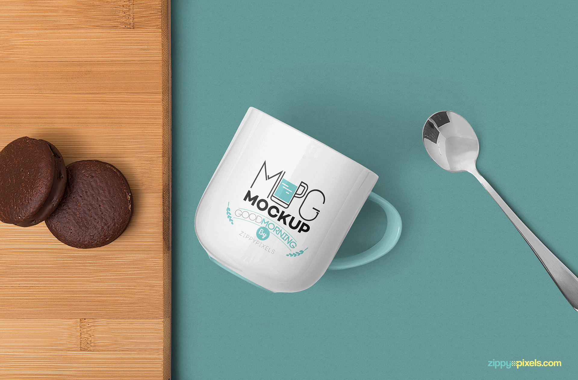 Mug mockup PSD for present your logos.