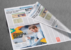 Professional Newspaper Mockups Volume 4 [13 PSD Mockups]