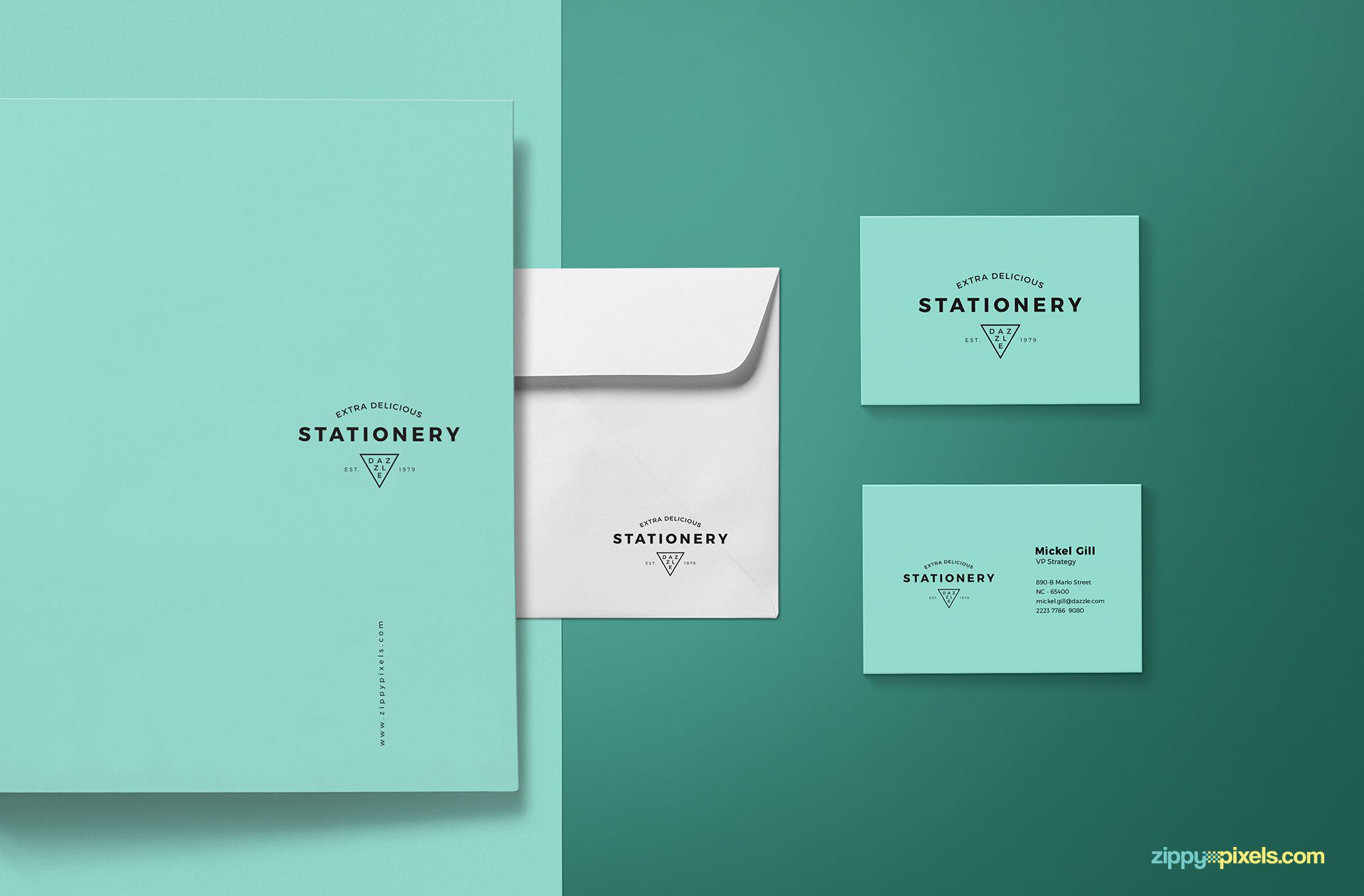 Best stationery branding mockup.