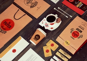 The Coffee Shop Vol. 1 (13 Branding & Packaging Coffee Mockups)