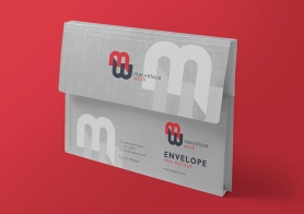 Free Flap Folder Mockup