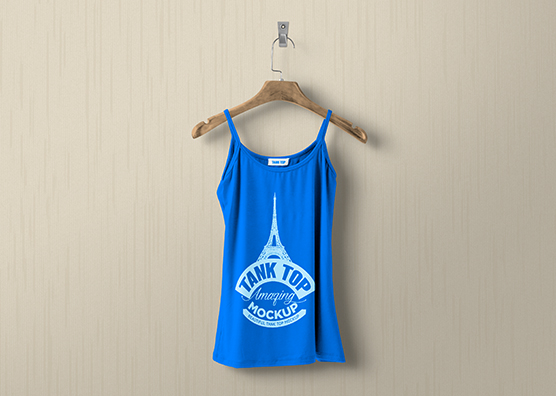 Free Women’s Tank Top Mockup PSD In Hi-Res Detail