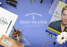 Free Professional Website Hero Images Mockup Scene