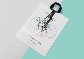 Free Polythene Shopping Bag Mockup