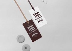 Free Swing Tag Mockup