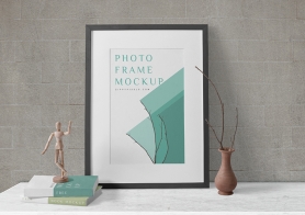 Free Wood Frame Mockup