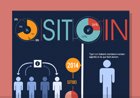 Timeline Infographics Template with minimal design