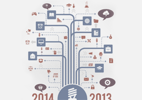 Tree Graph Style Infographics Template – 3 Color Options